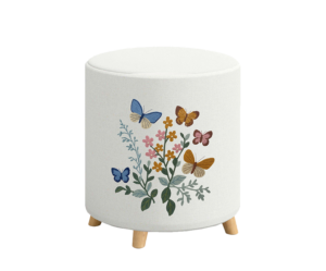 Butterfly Garden Stool